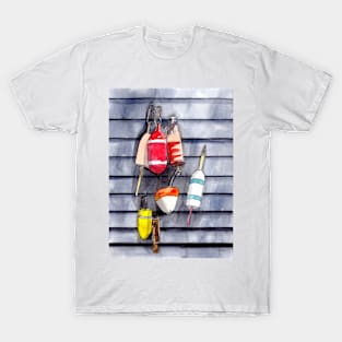 Buoys Watercolor and Ink T-Shirt